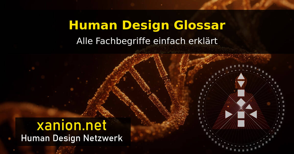 Glossar - Human Design Fachbegriffe